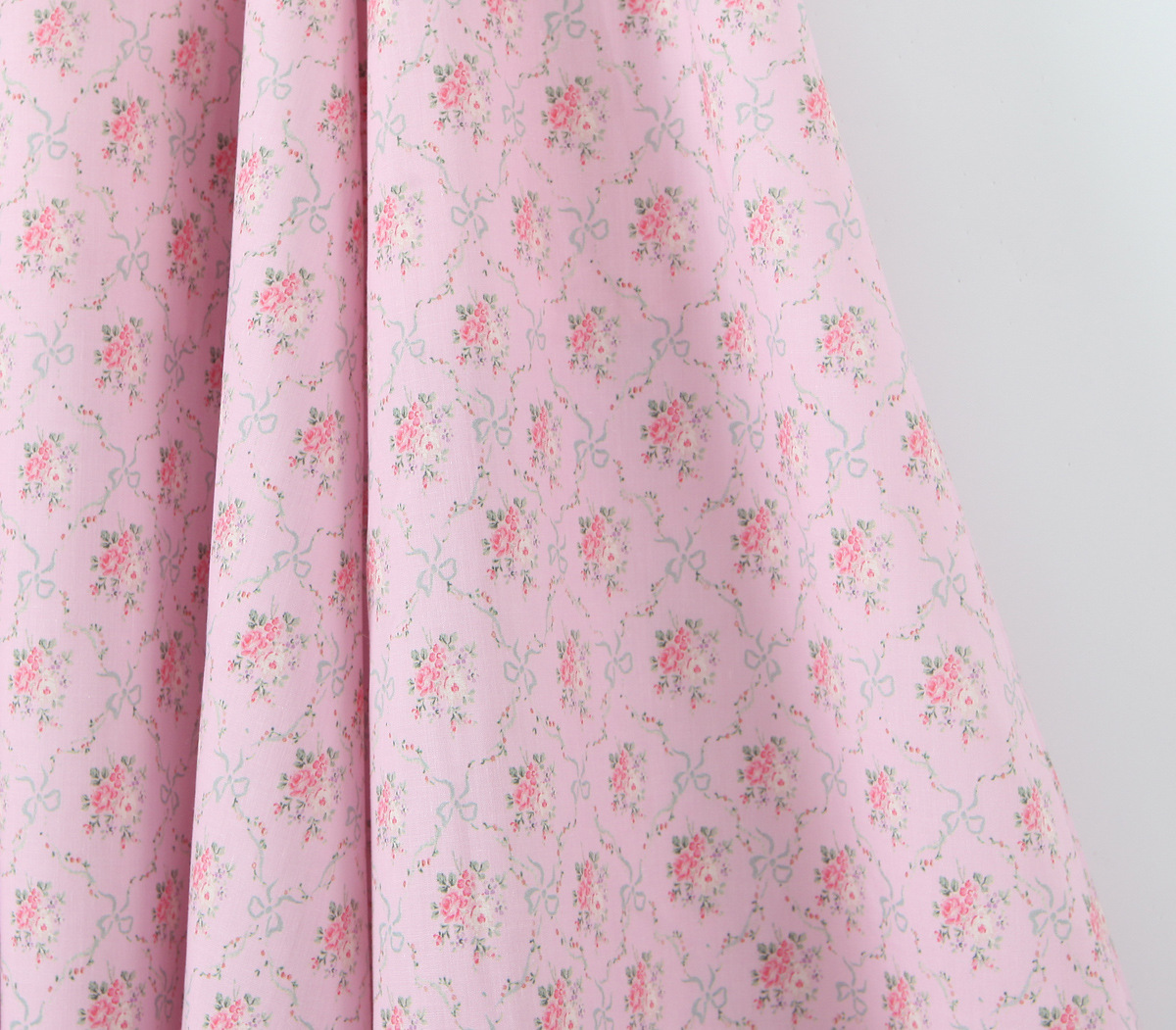 Strapless Sleeveless Floral High-Waist Midi Dress