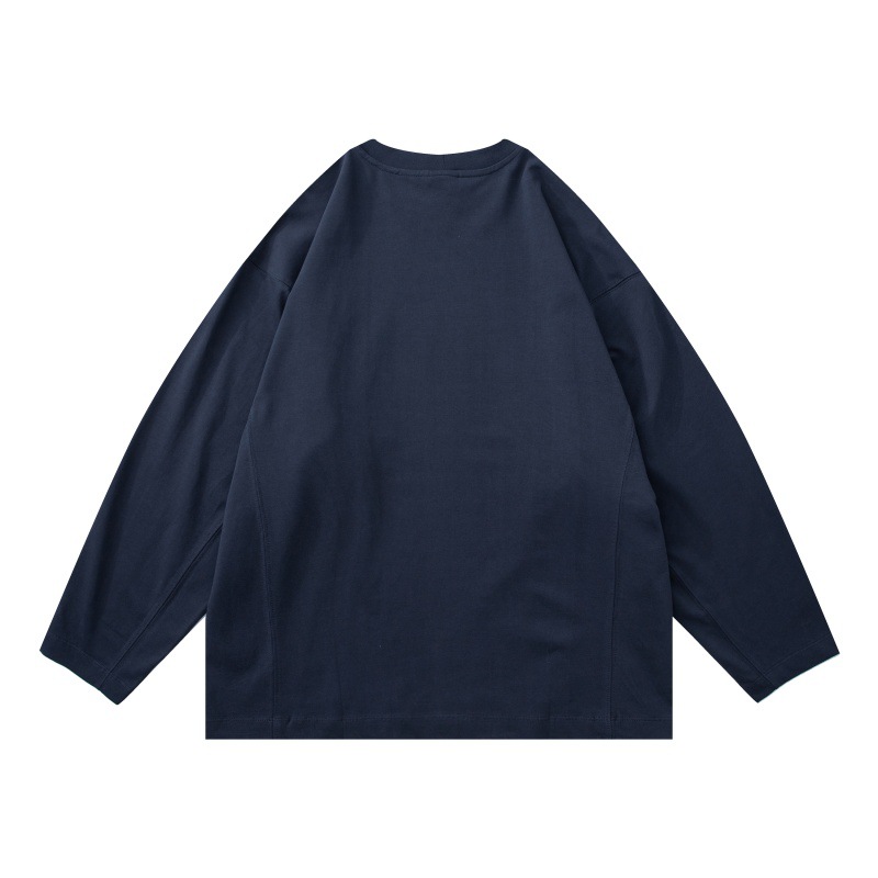 Oversized Monogram Full-Sleeved Cotton T-Shirt