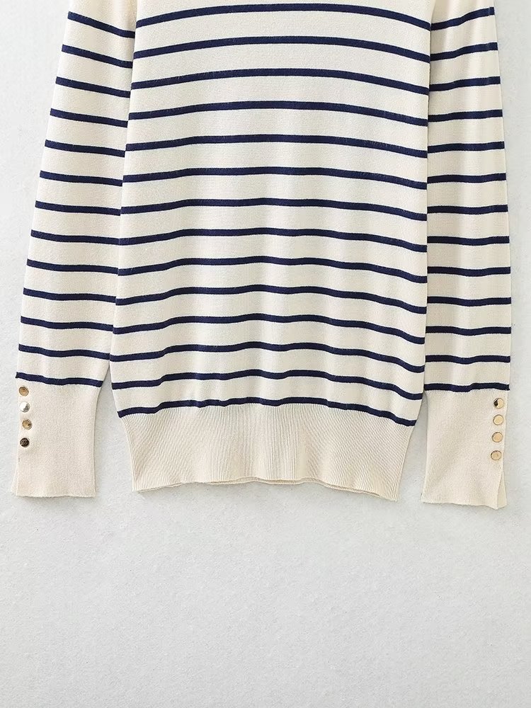 Ladies Urban High Neck Fitted Sweater