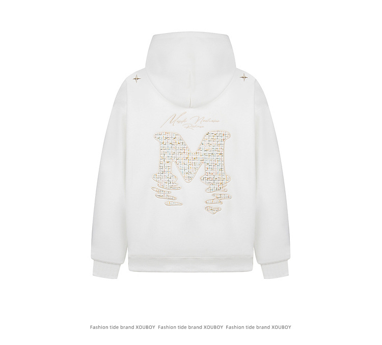 Streetwear Unisex Oversized Letter Print Cotton Hoodie