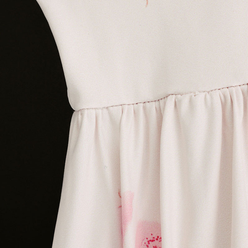 Slimming One-Shoulder Botanical Dress