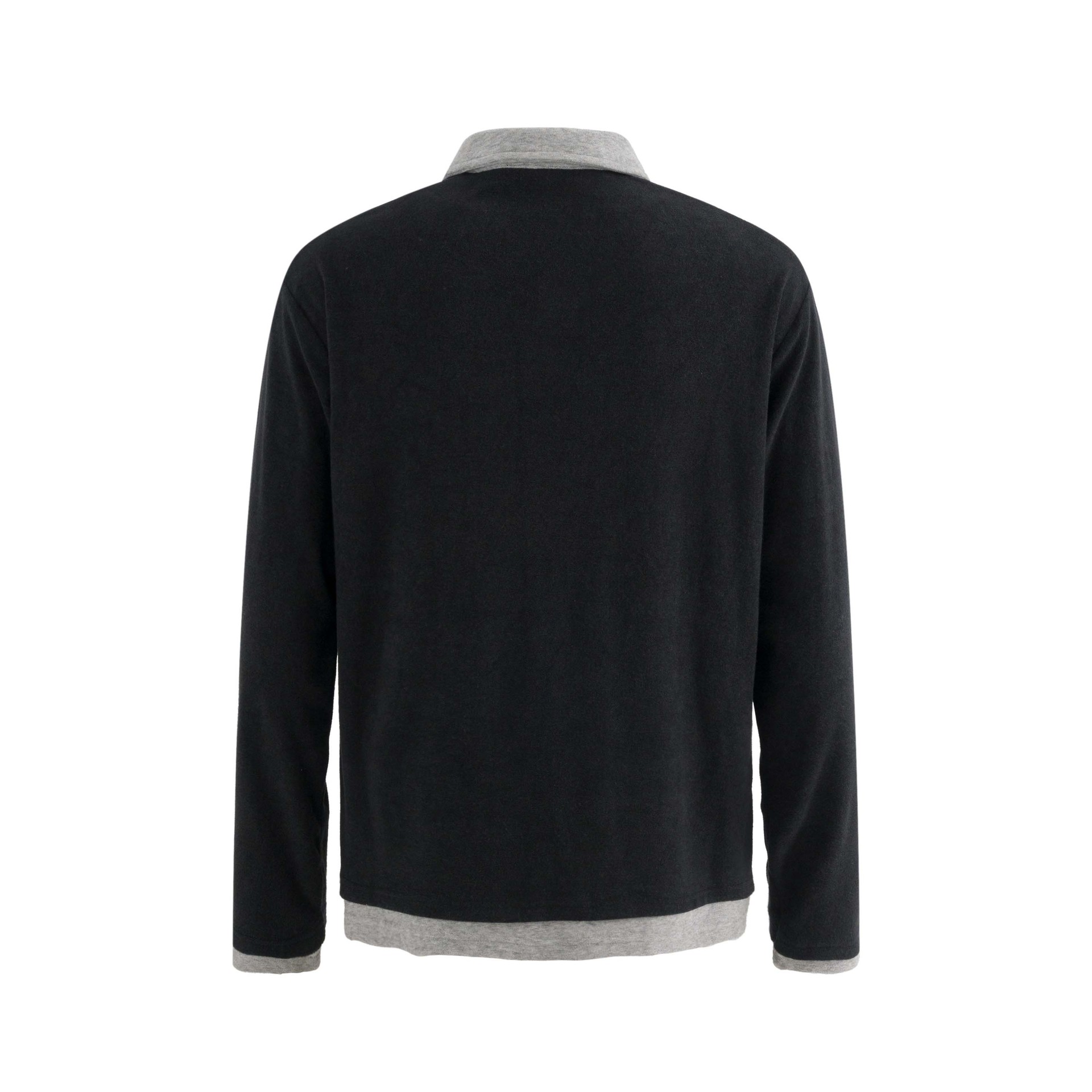 Urban Cotton Blend Panel Relaxed Polo