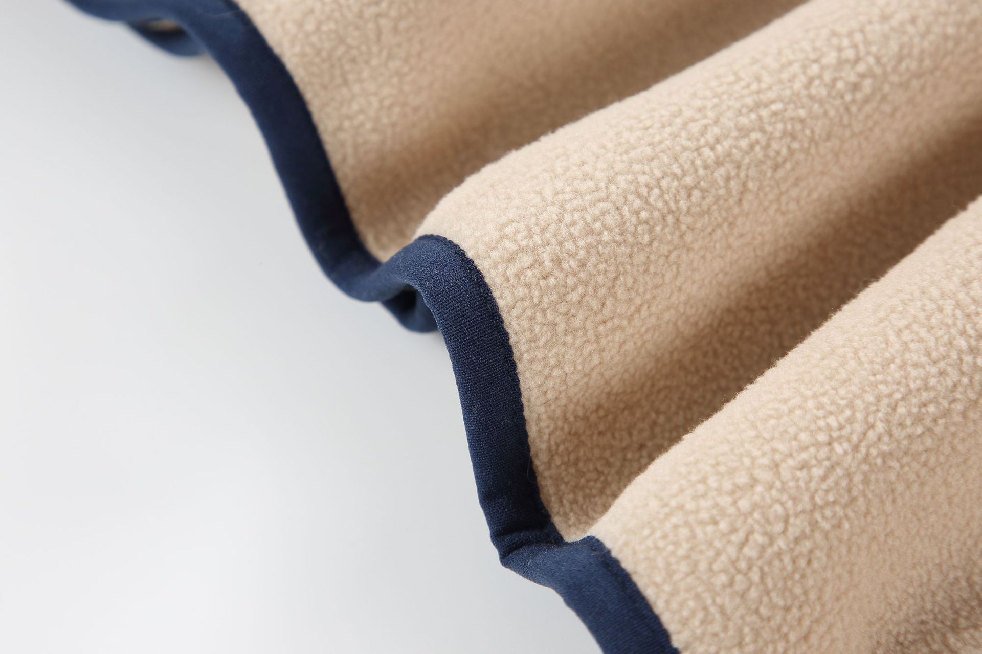 Two-Tone High Neck Polyester Hoodie