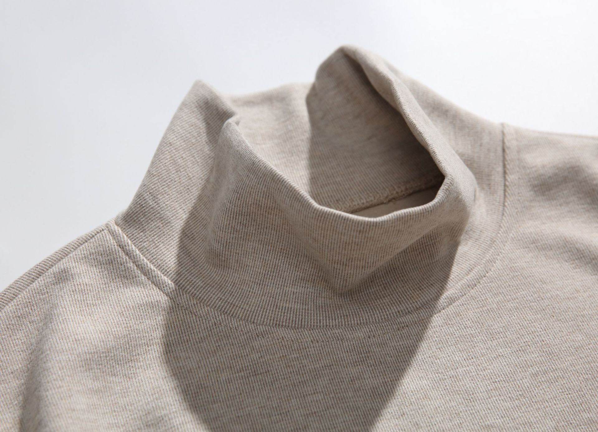 Oversized Letter Print Mock Collar Sweatshirt