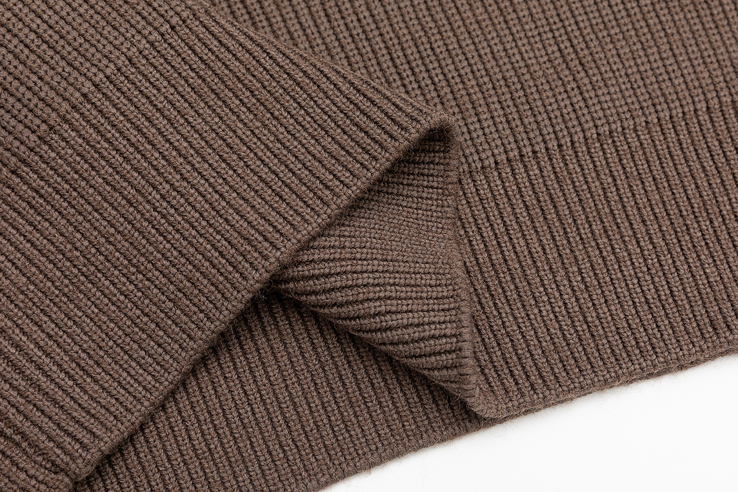 Unisex Loose Fit Long Sleeve Funnel Neck Sweater