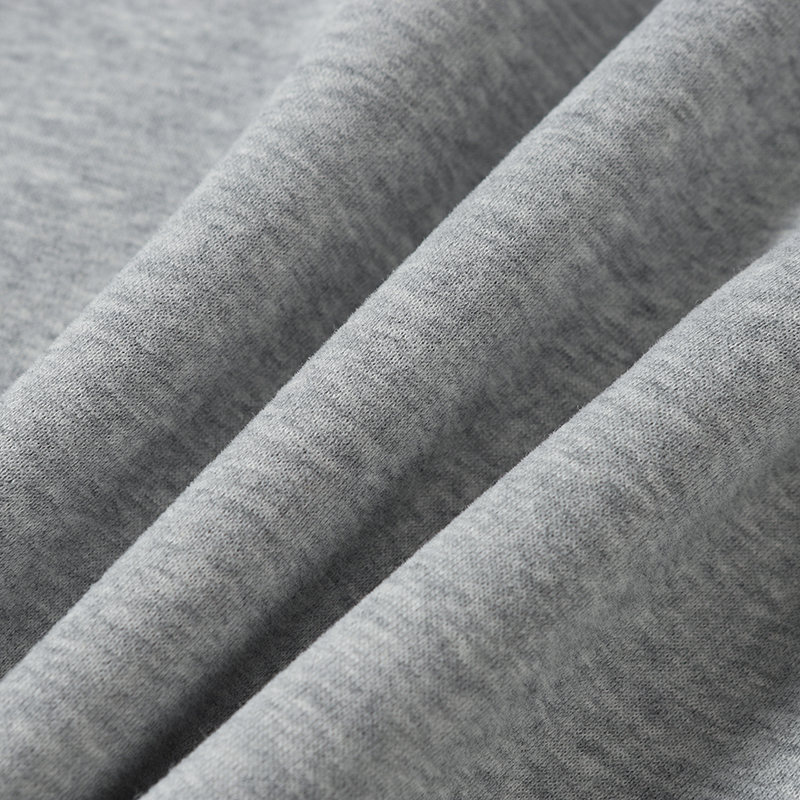 Oversized Faux Layered Vee Cut Letter Print Hoodie