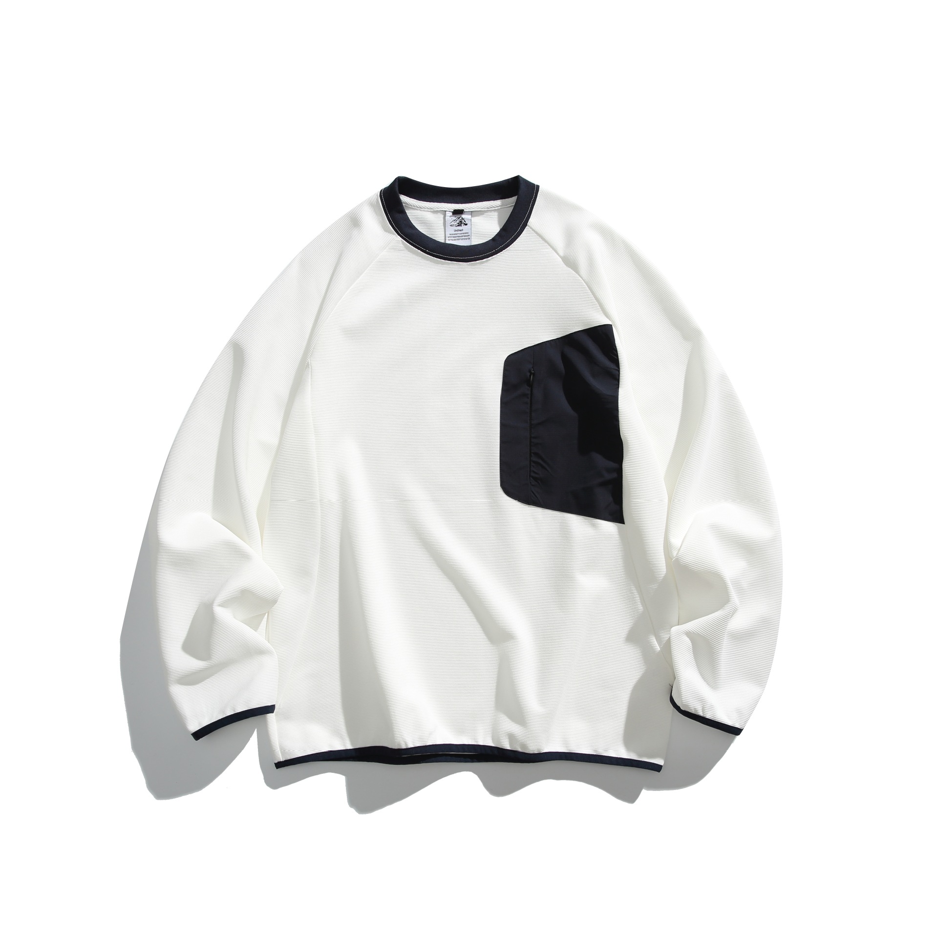Oversized Retro Letter Print Long Sleeve Hoodie