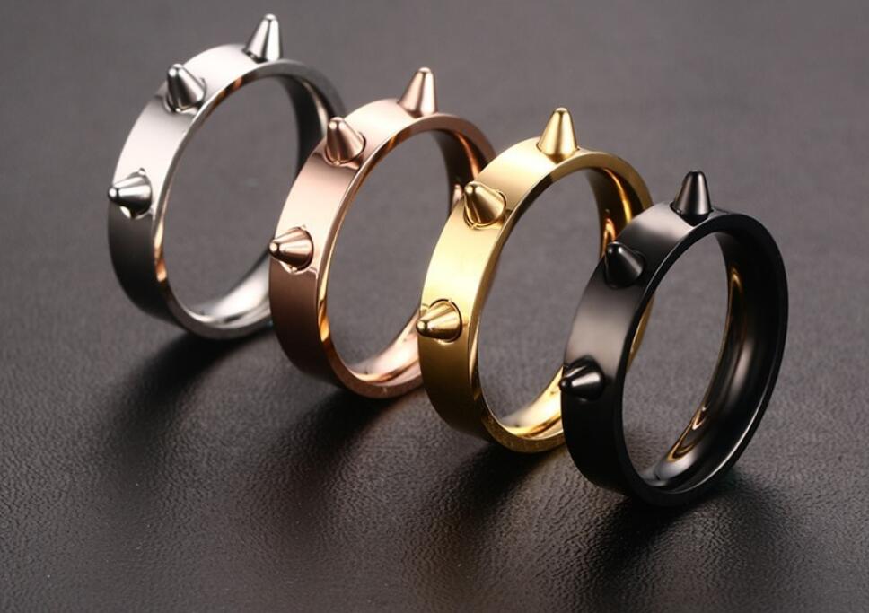 Individual Cone Ear Punk Rings Bague Homme Bijuteria Championship Rings
