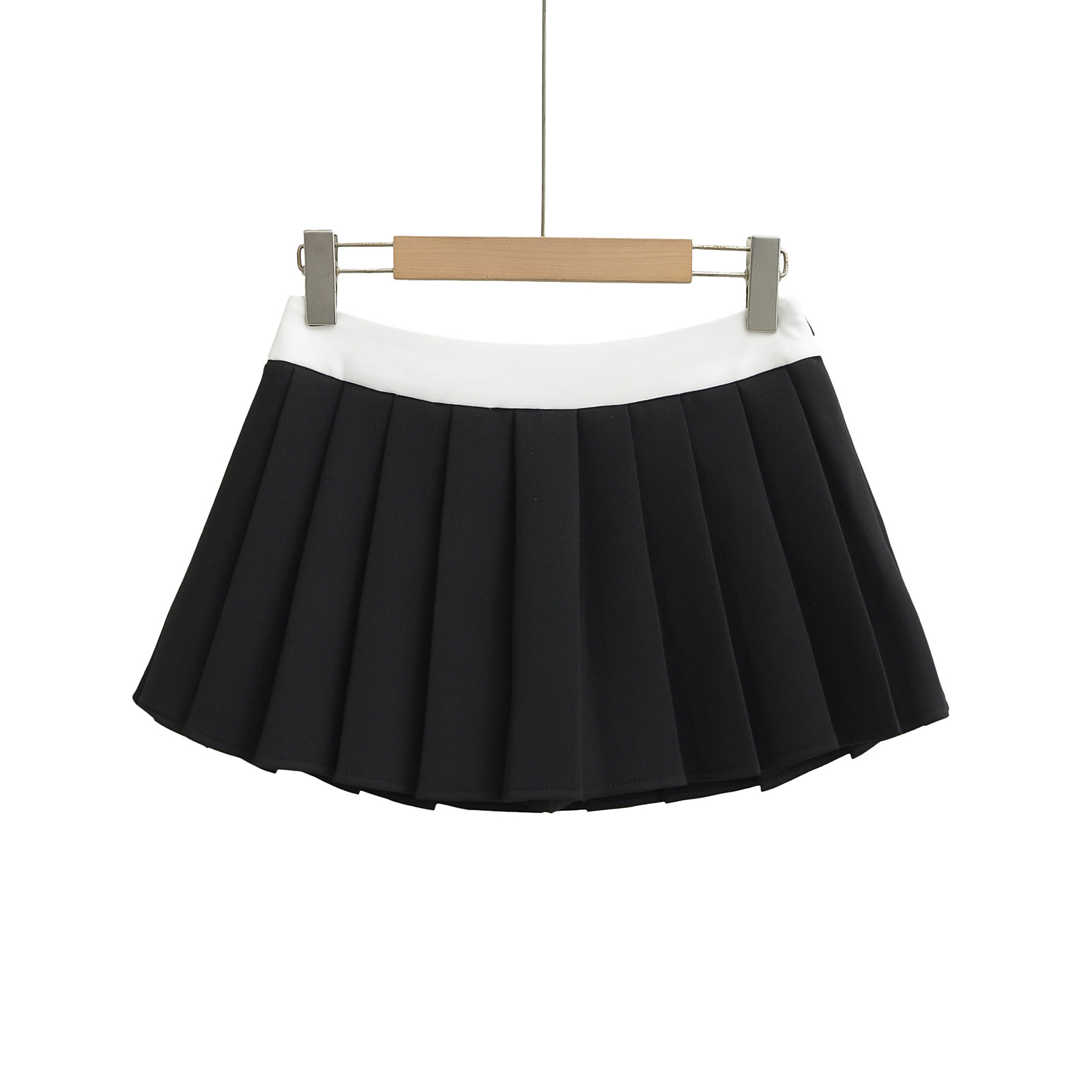High waisted A-line short skirt pleated skirt tennis skirt