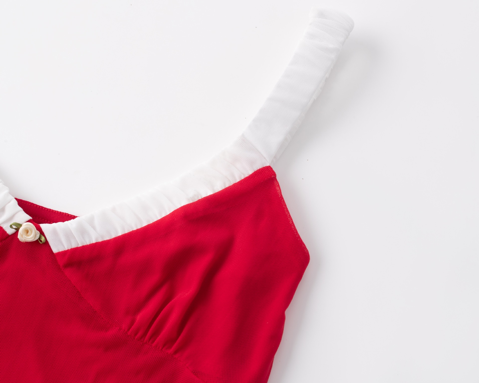Splicing Strapless Dress