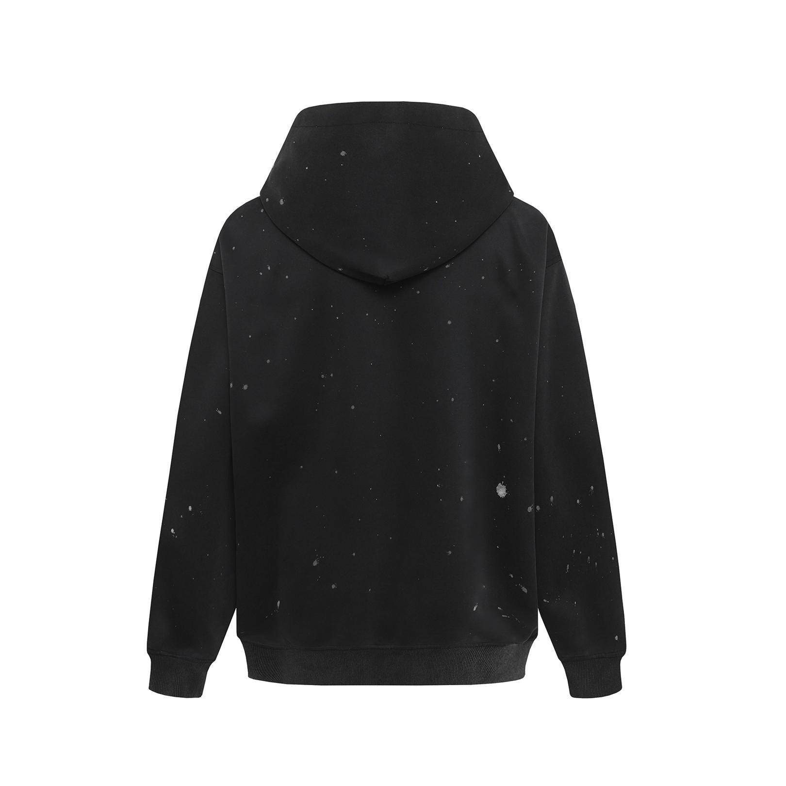 Net Script Splatter Hoodie