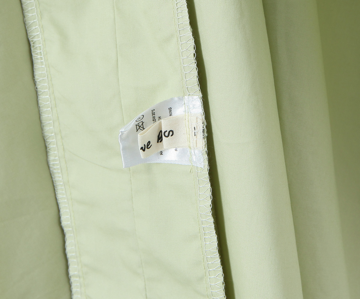 Sleeveless Strap-Neck Cotton Solid Fresh Flared Mid-Rise Dress
