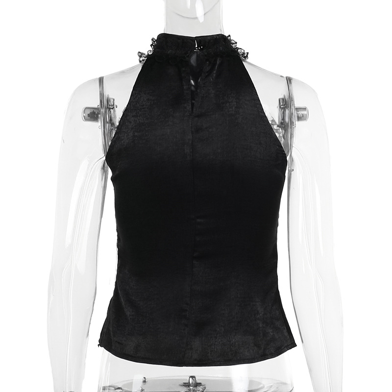 Urban Floral Crew Neck Sleeveless Top