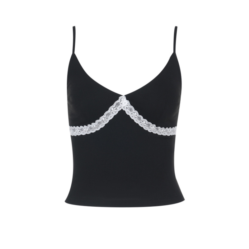 Regular Neck Colorblock Paneled Lined Strapless Top