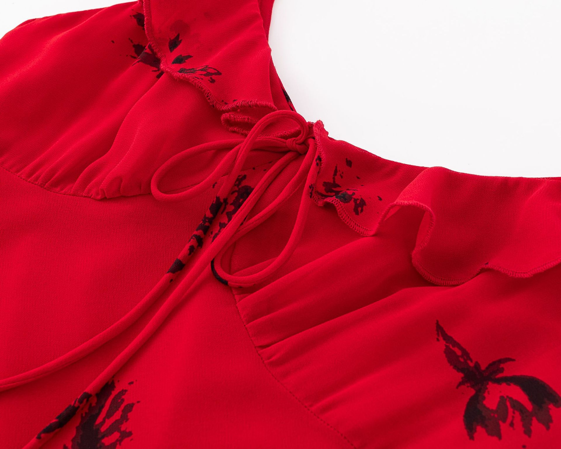 Halter Neck Sleeveless Polyester Dress