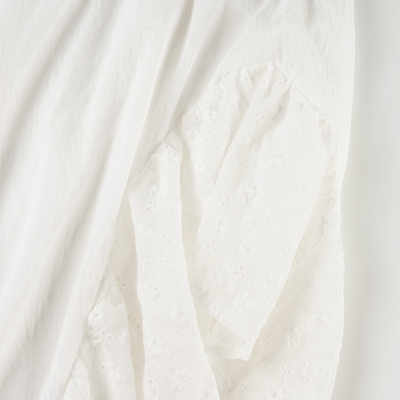 Asymmetrical Scalloped Edge High-Rise Swing Skirt