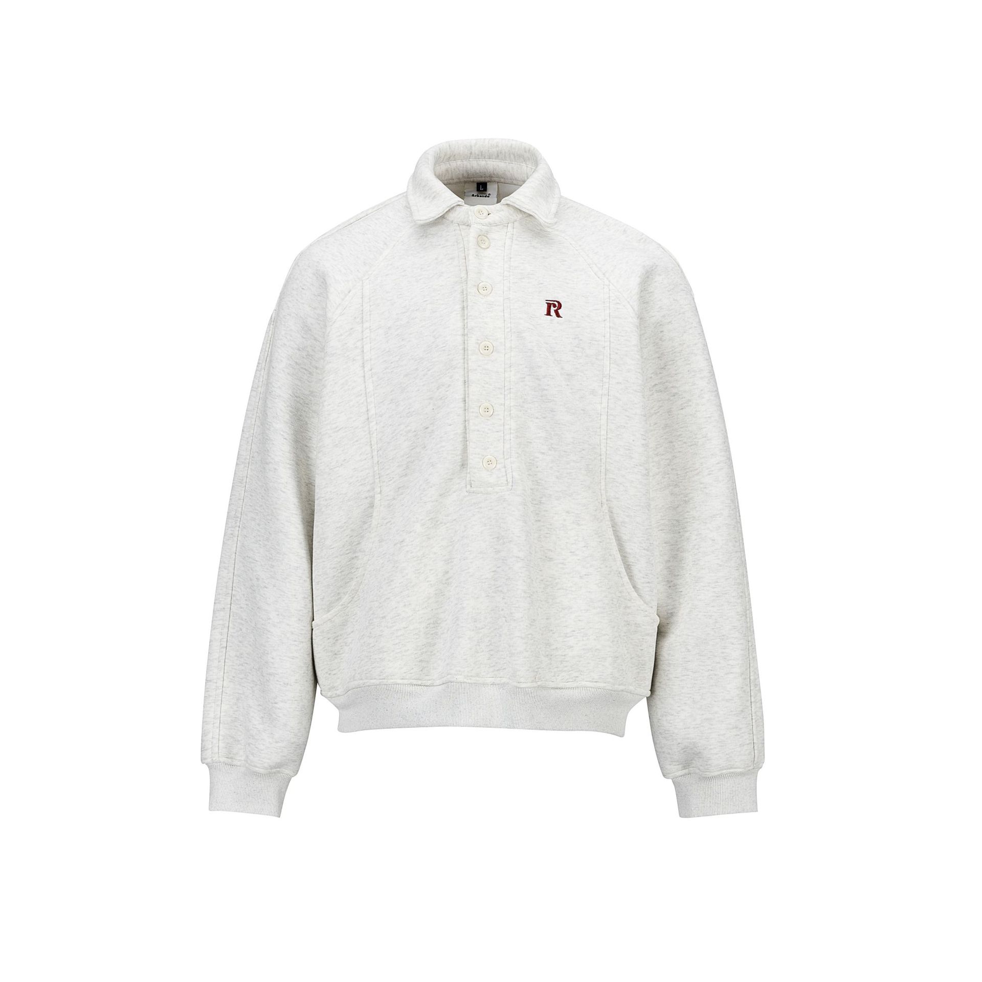 American Oversized Cotton Crewneck Sweatshirt