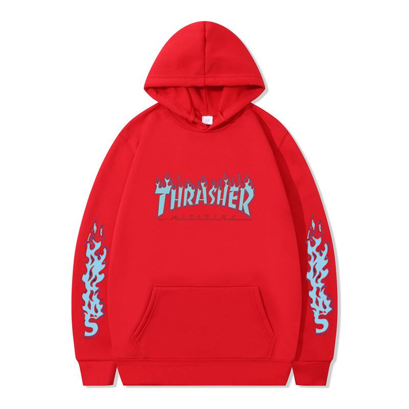 Hip Hop Streetwear Plain Loose Hoodie