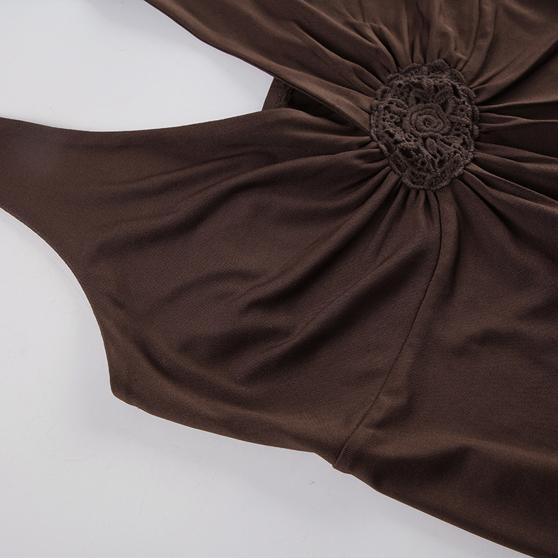 Halter Milk Silk Tank
