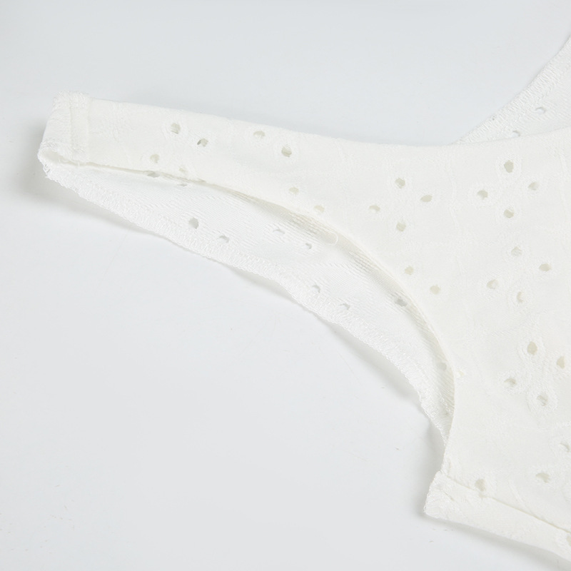 Strapless Polyester Tie-Front Vest