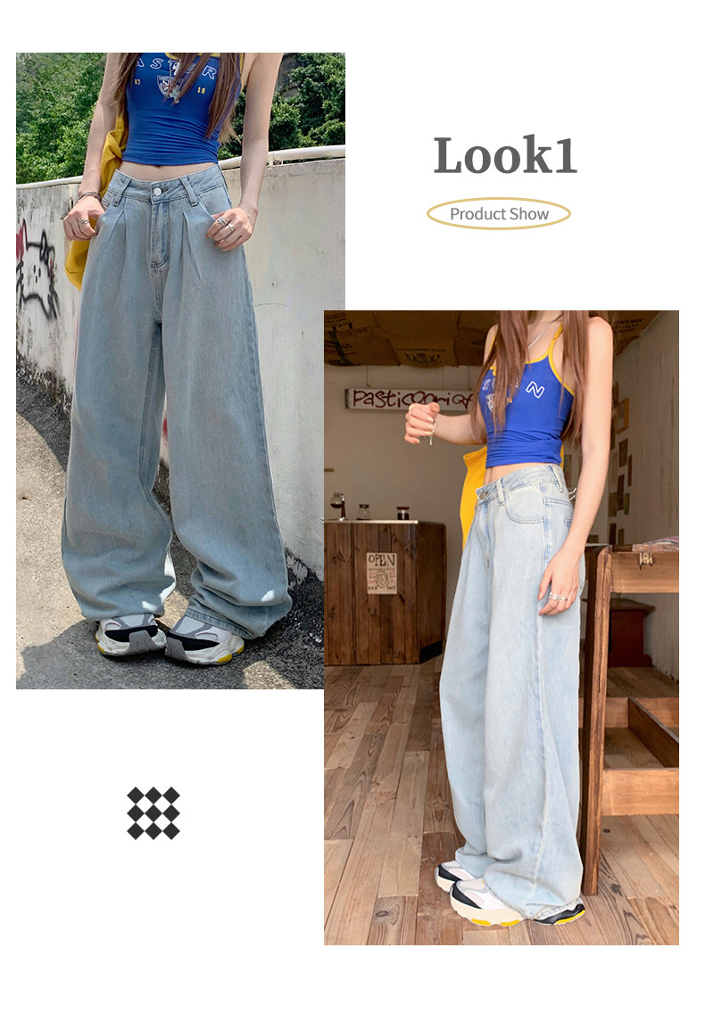Loose Straight Leg Tencel Lyocell Breathable Wide-Leg Pants for Women