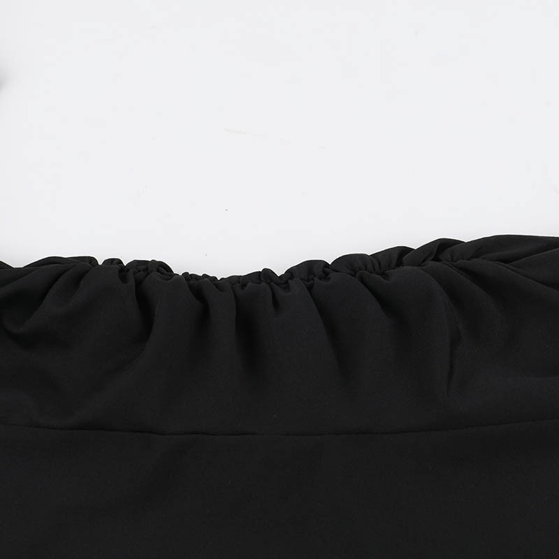 Slim Dolman V-Neck High Waist Short Dress
