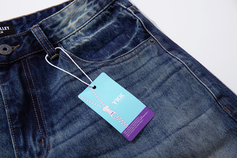 Vintage High-Quality INS Denim Pants Men High Street Washed Gradient Distressed Catwhisker Minimalist Wide-Leg Straight Leg Pants