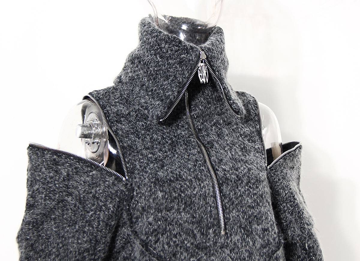 Hedging Oversized High Neck Sweater