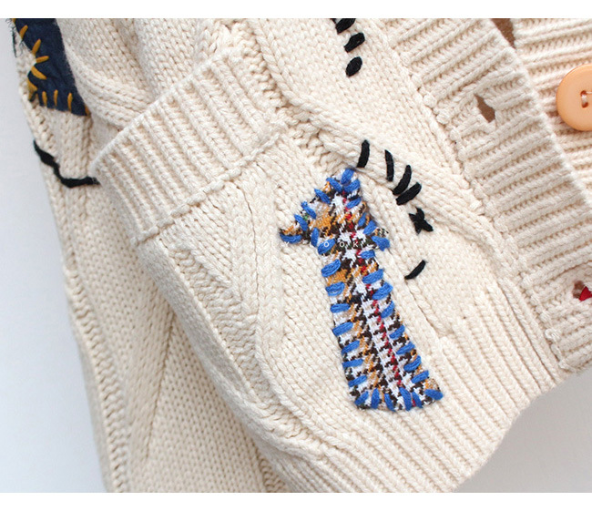 Polyester Open Front Cardigan Outerwear