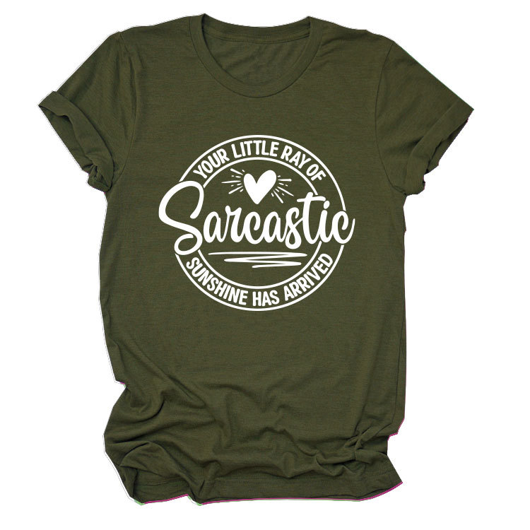 Ladies Geometric V Neck T-shirt