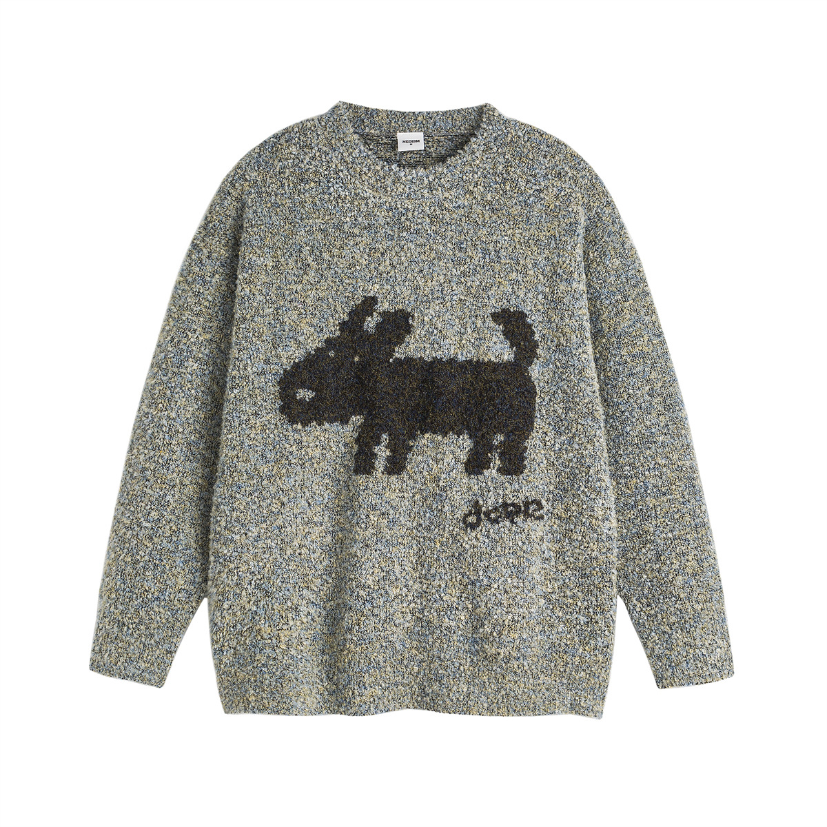 Unisex Oversized Japanese Workwear Puppy Sweater