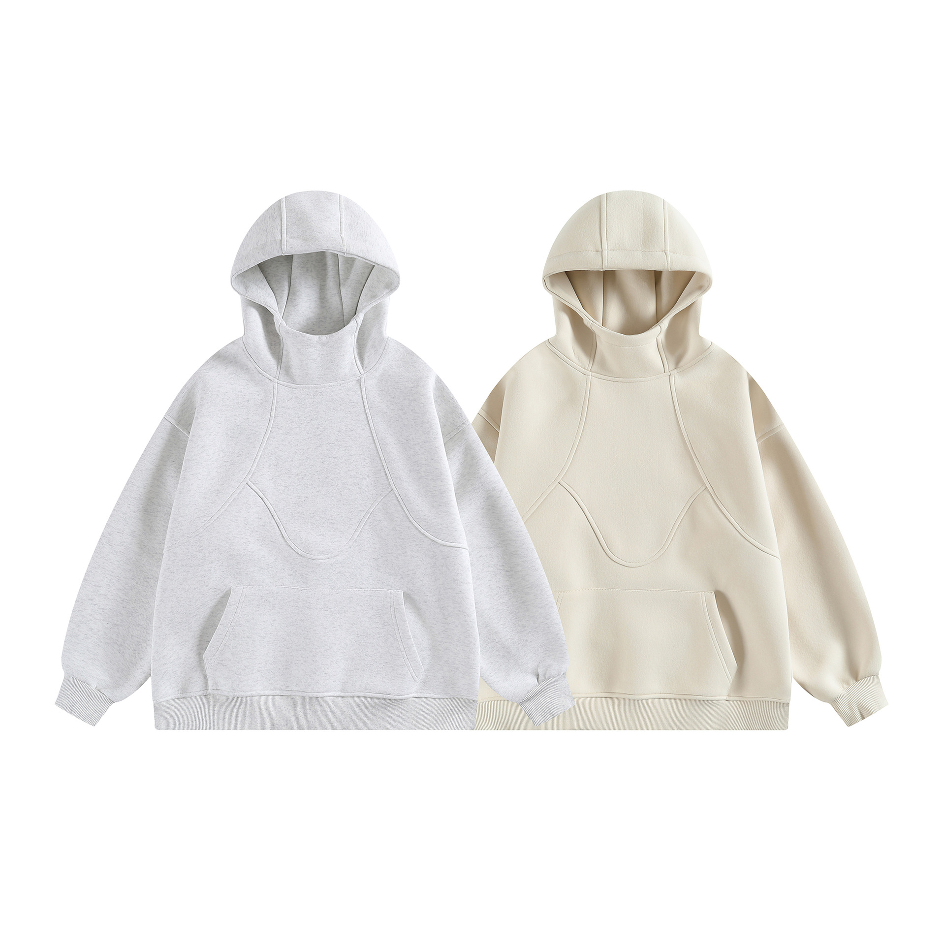 Streetwear Oversized Long Sleeve Cotton Hoodie