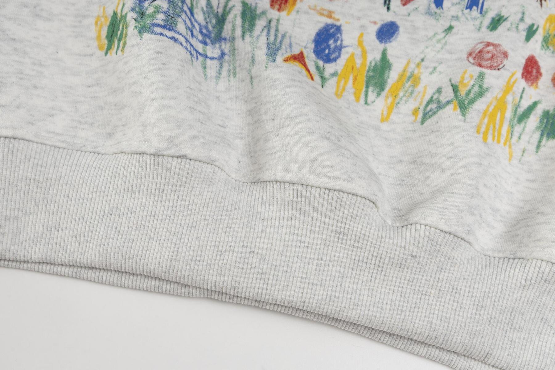 Milk Silk Vintage Print Hoodie