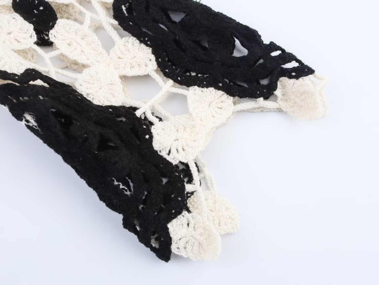Polyester Long Bell Crew Sweater