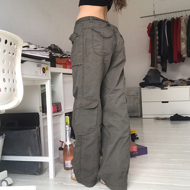 Retro Low Waist Hot Girl Loose Jeans Female
