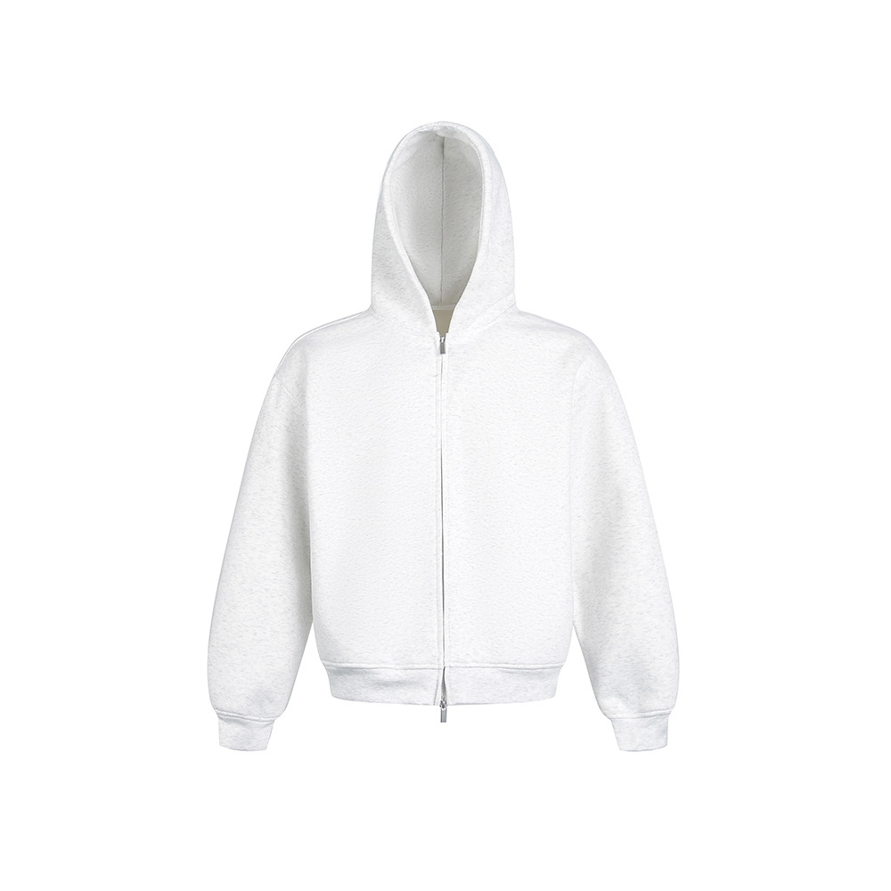 Classic Relaxed Cotton Hood Cardigan