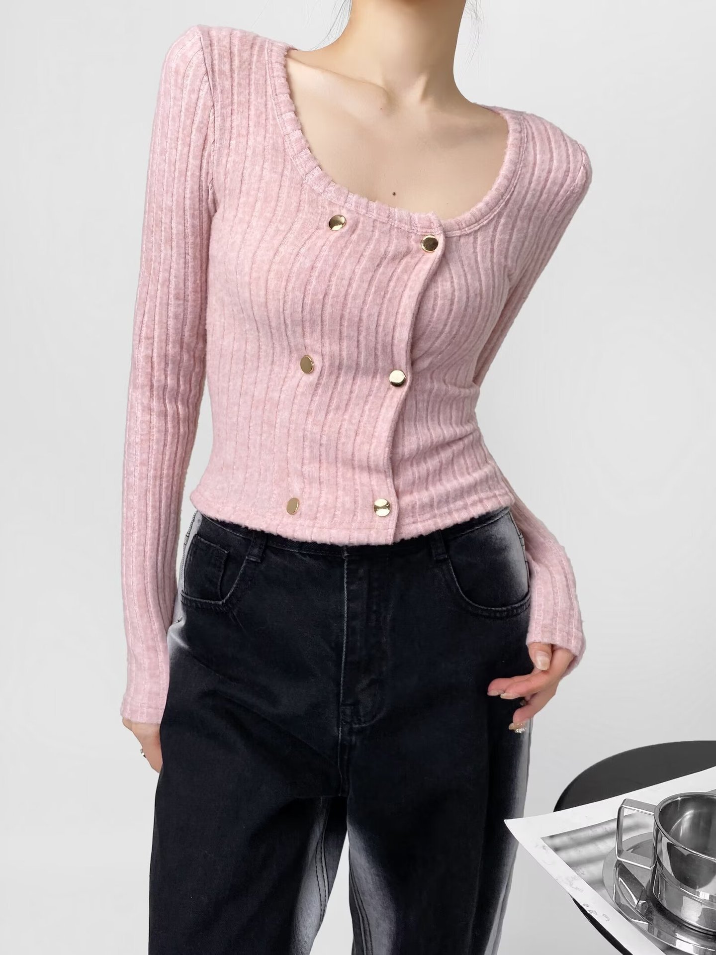 Long Sleeve Layering Sweater