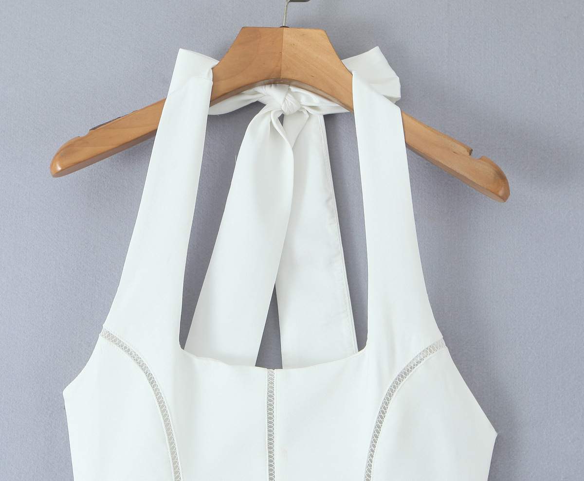 Neck strap dress