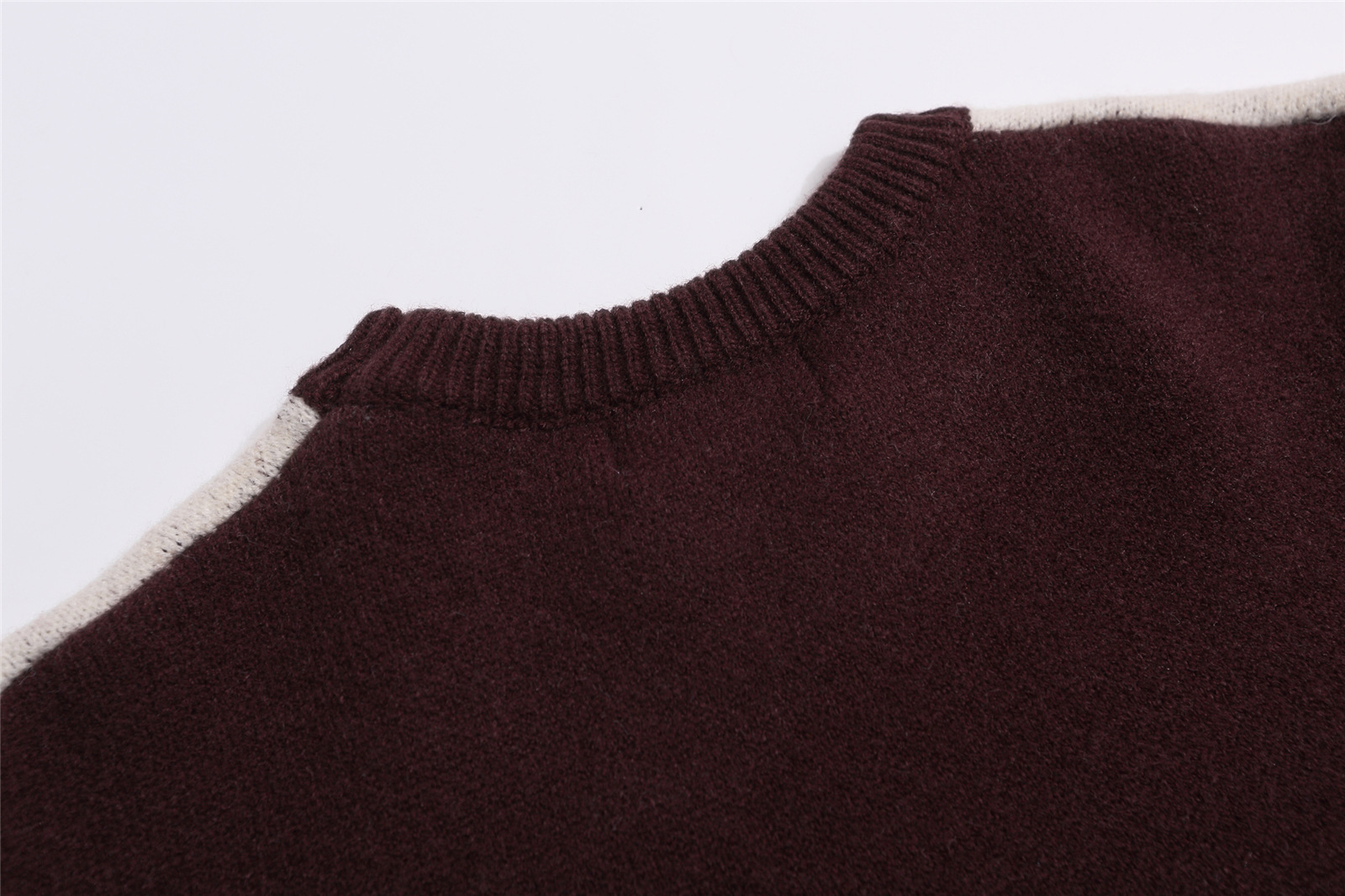 Japanese Vintage Loose Fit Acrylic Jacquard Sweater