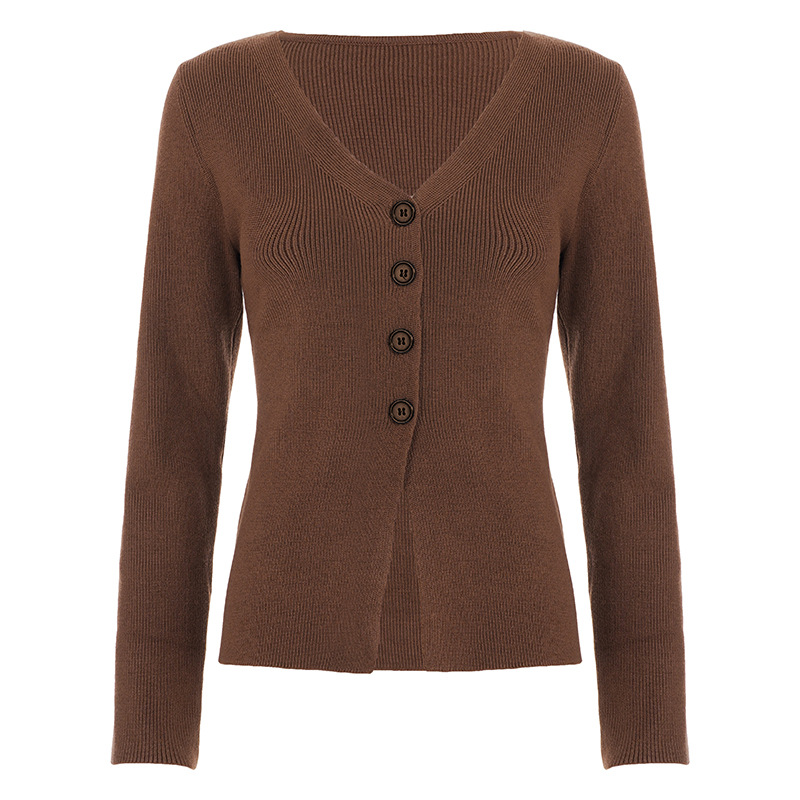 Short Slim Fit Retro Knit Sweater