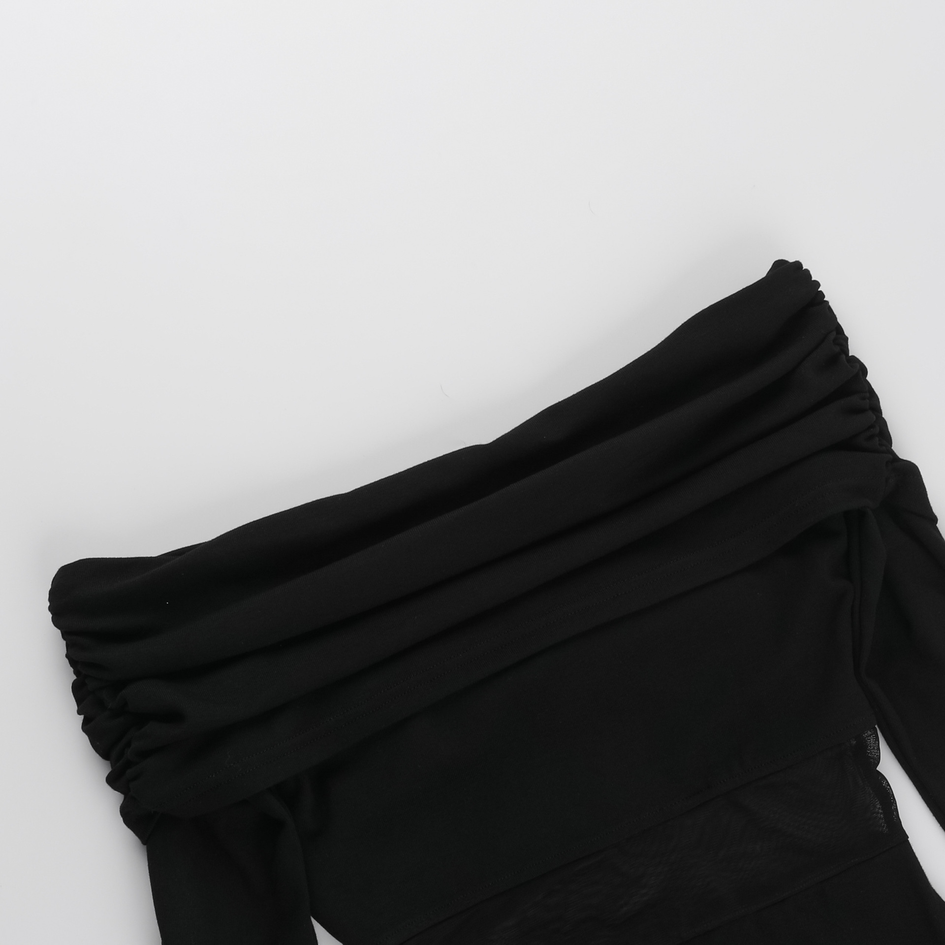 One Shoulder Full Sleeve Rayon Pencil Dress