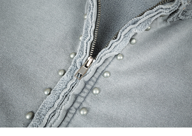 Men's Exposed Seam Cotton Hood Sweatshirt
