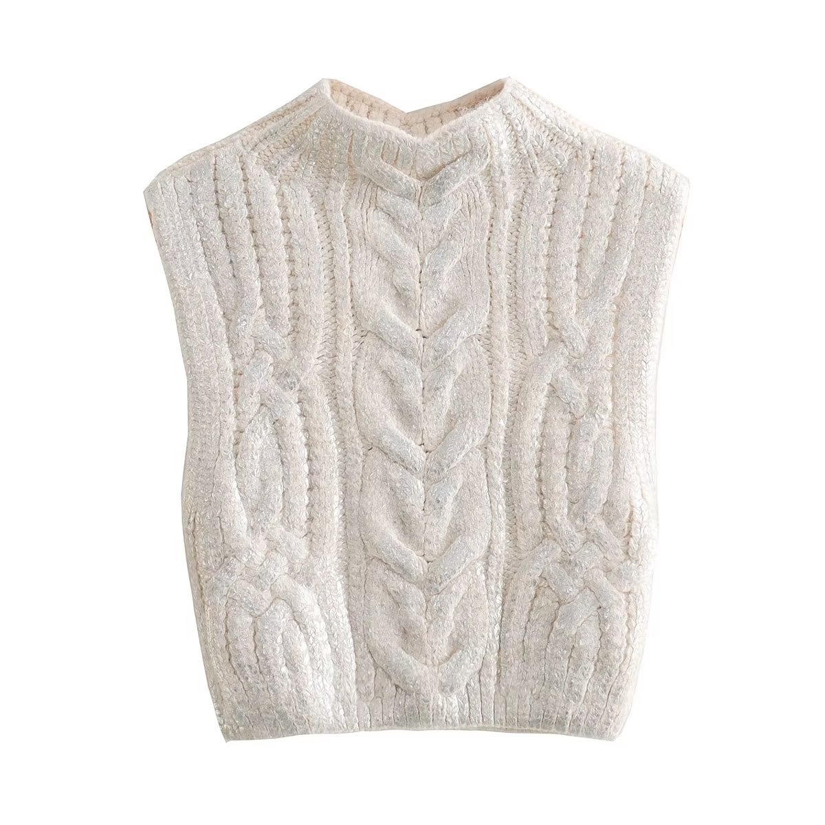 Ladies Tank Glossy Multi-Strand Sweater