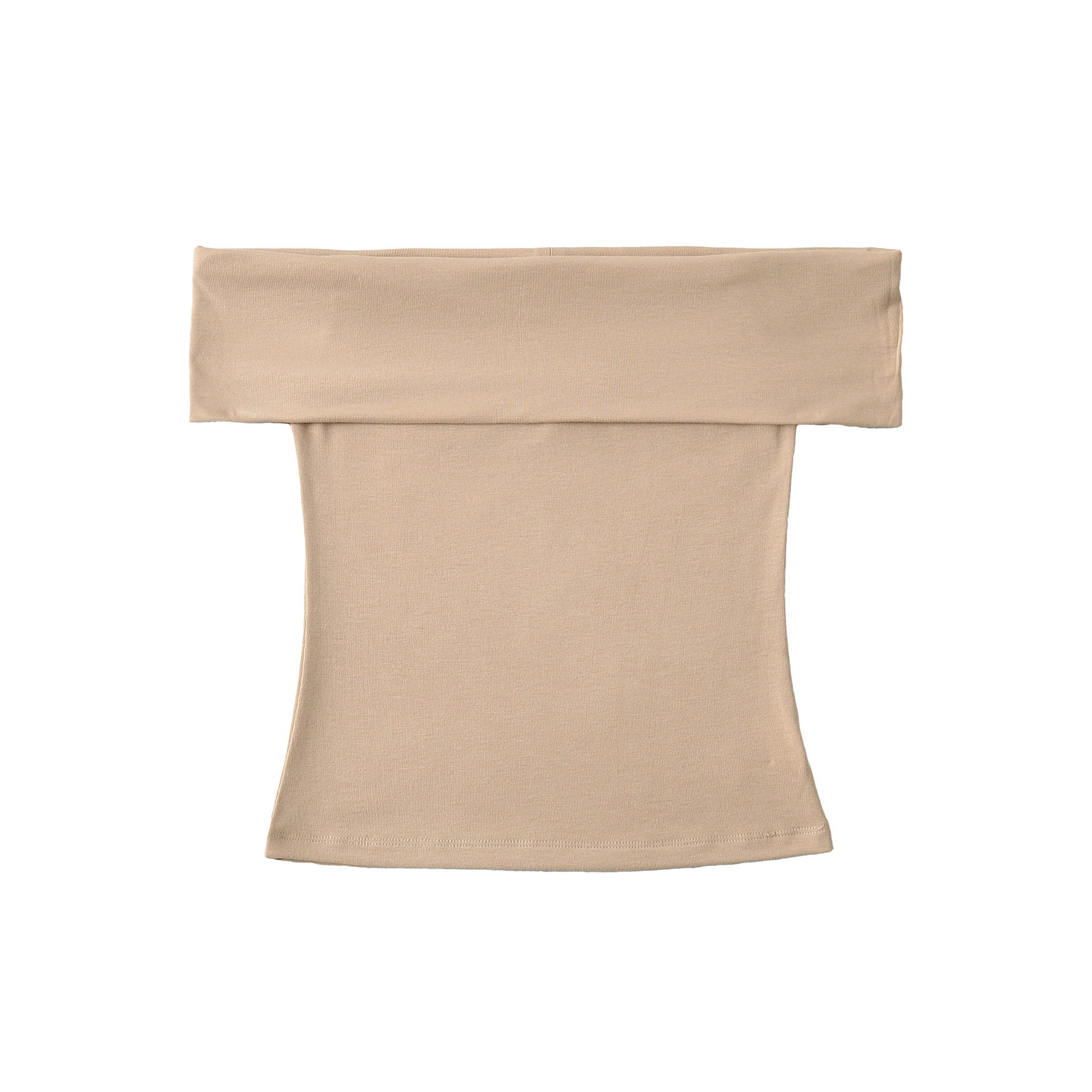 Slim One-Shoulder Plain Crop Top T-Shirt