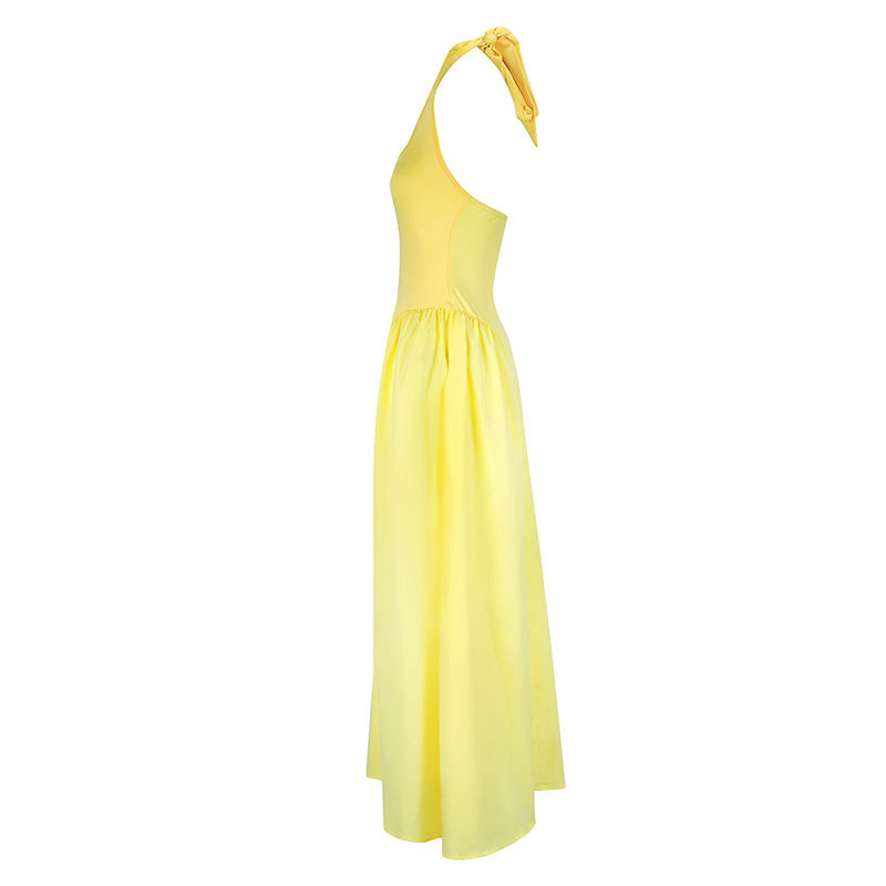 Polyester Sleeveless Vacation Maxi Dress