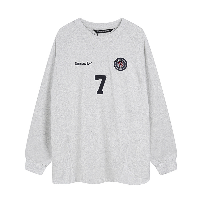 Man's American Retro Embellished Cotton Hood Sweatshirt