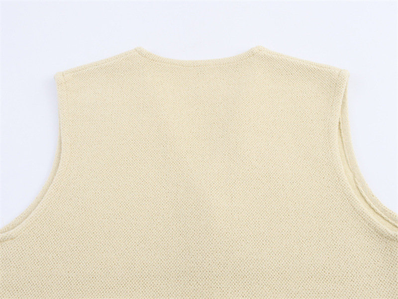 Lady Street Slim Fit Blended 3D Armless Vest