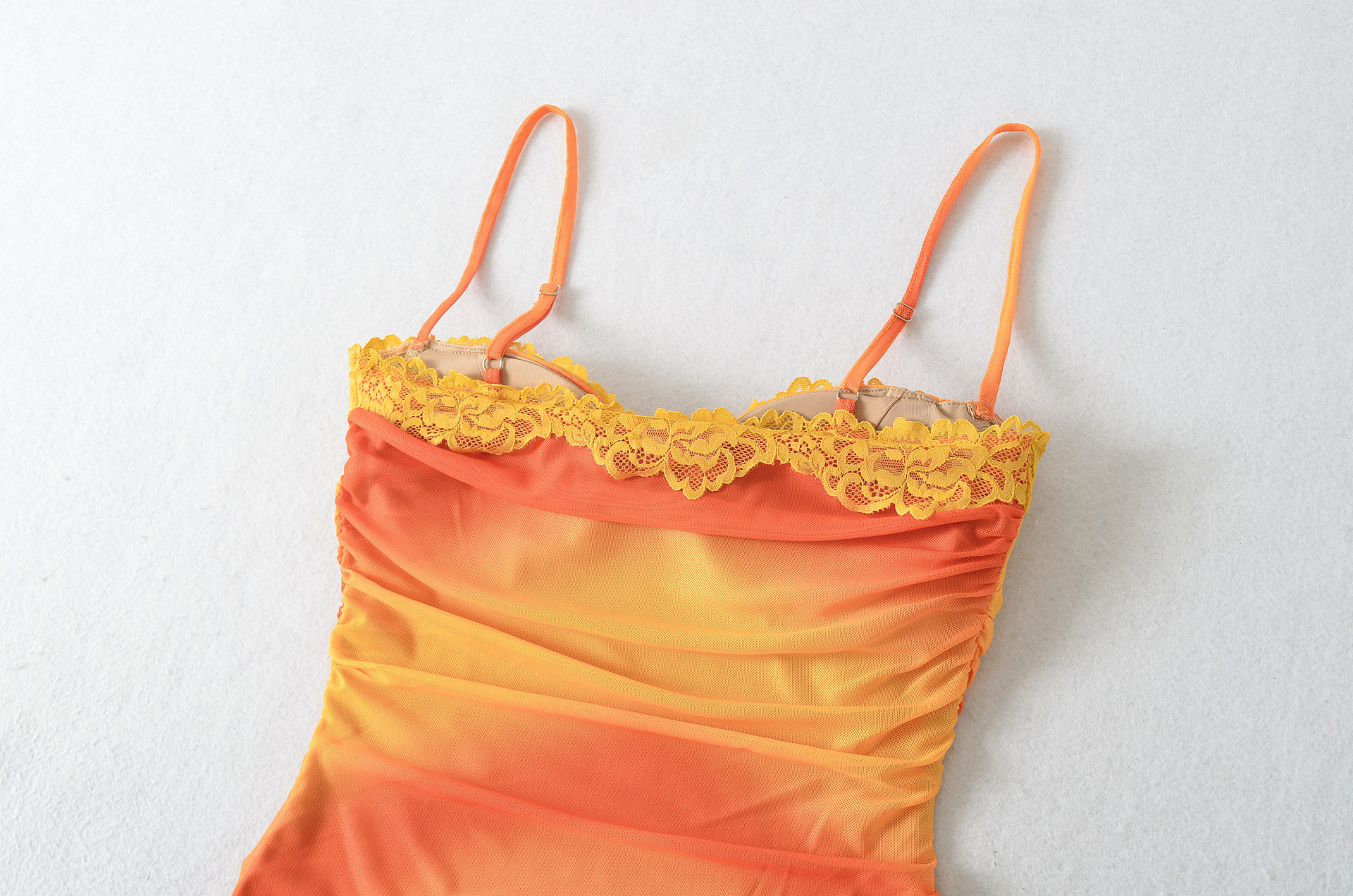 Printed gradient camisole dress