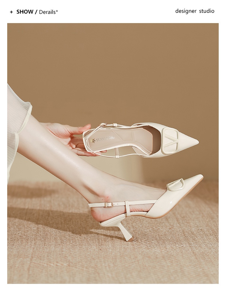 High-heeled Shoes for Women with Thin Heels, Fashionable Dress Shoes, Sandals for Women, Stylish Huizhou Women's Shoes