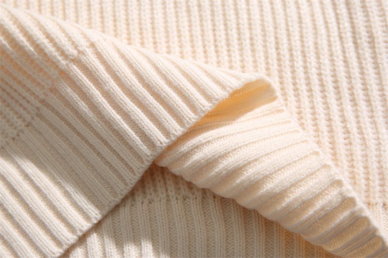 Oversized Japanese Workwear Jacquard Turtleneck Sweater